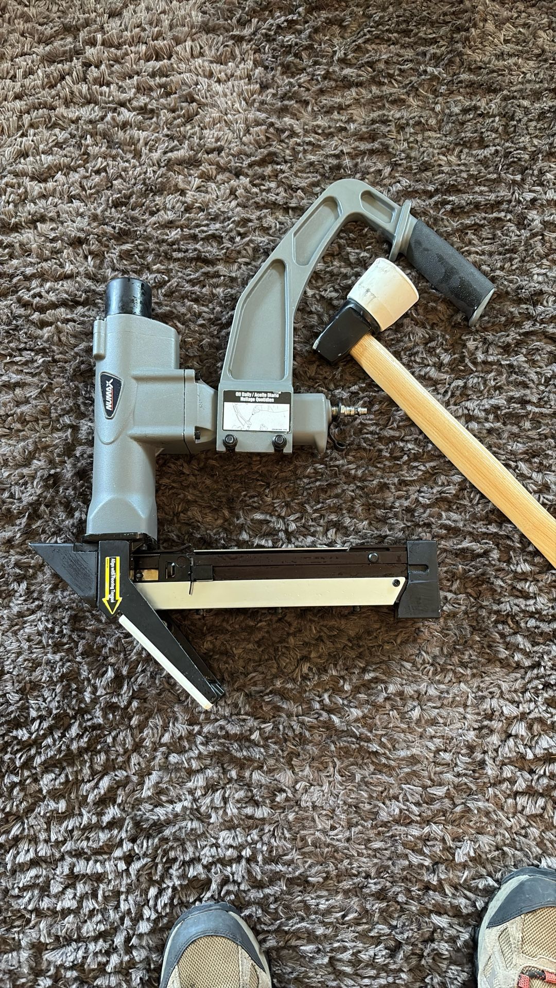NuMax Hardwood Flooring Nailer & Mallet