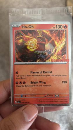 Ho oh gamestop stamped card