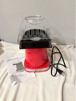 Red Nostalgia Air-Pop Popcorn Maker