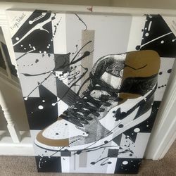 Jordan shoe painting 