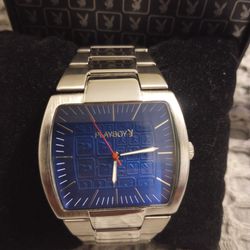 Stainless Steel Playboy 44mm Watch
