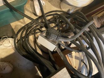 Lincoln welder used 3 times with extension cord