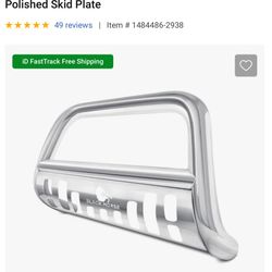 Black horse Front Chrome Bumper For 2009 Jeep Grand Cherokee. 