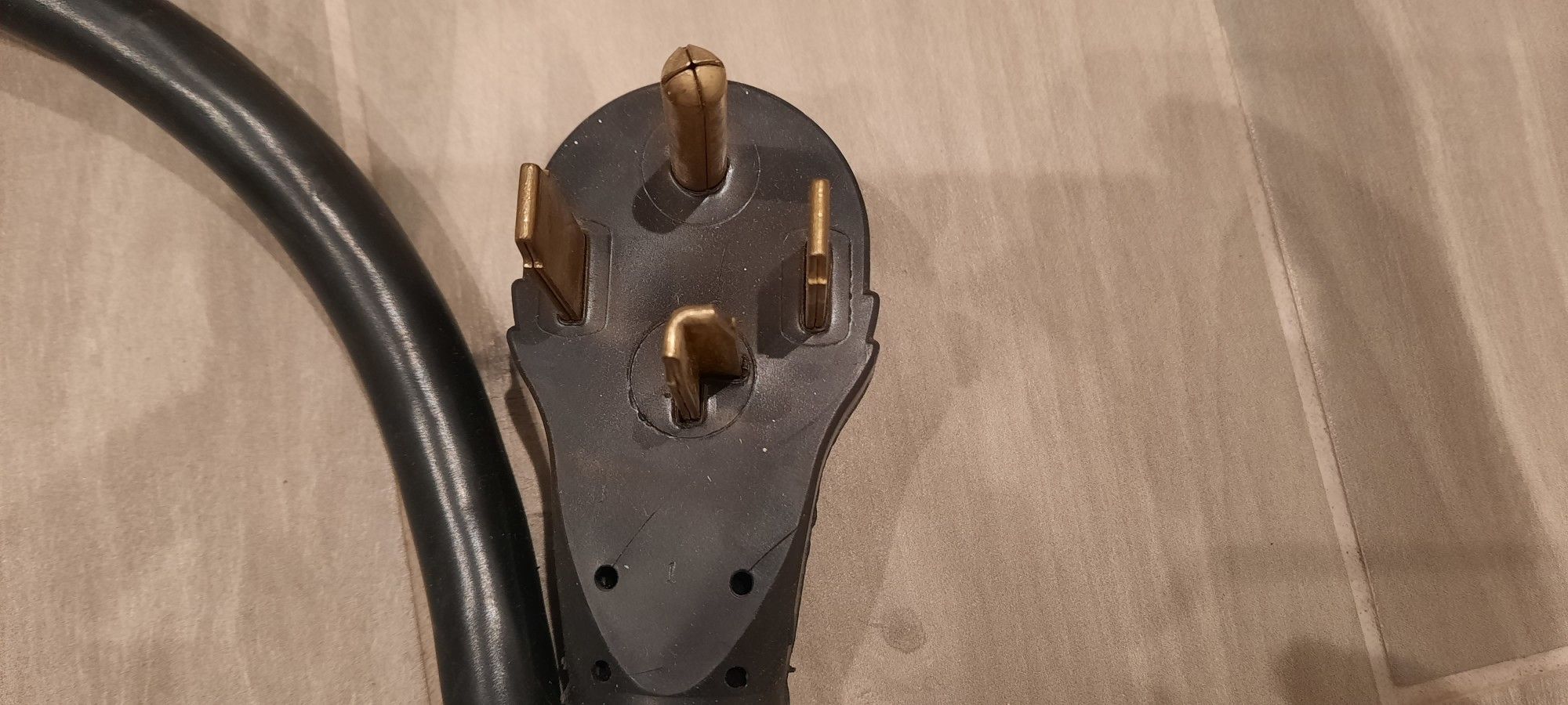 For Repair: 30-amp four-prong electric dryer 30 cord NEMA 14-30 plug
