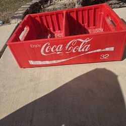Vintage Coca-Cola 32Oz Bottle Six Pack Carrier Crate 