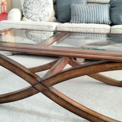 Glass Top Coffee Table 