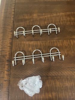 (2) 6 Hooks