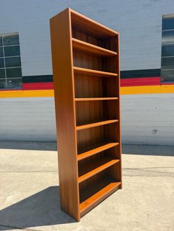 Vintage Mid-Century Modern Teak Bookshelf – Made in Denmark