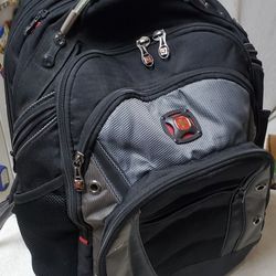 Heavy-duty Swissgear Backpack With Aircraft Cable Handle