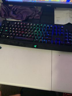 Razer black widow chroma Keyboard with mouse