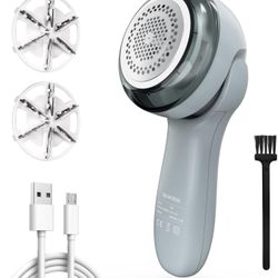 Fabric Shaver Defuzzer, Portable Lint Remover for Clothes, 2 Modes Rechargeable Sweater Shaver Effectively Remove Fuzz and Hair Ball for Furniture Cou