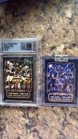 Custom Blast Uptowns NFL Trading Cards Lot of 2
