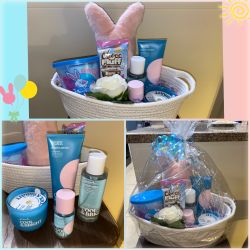 Easter Basket Victoria’s Secret PINK Cool & Bright Lotion & Mist Set