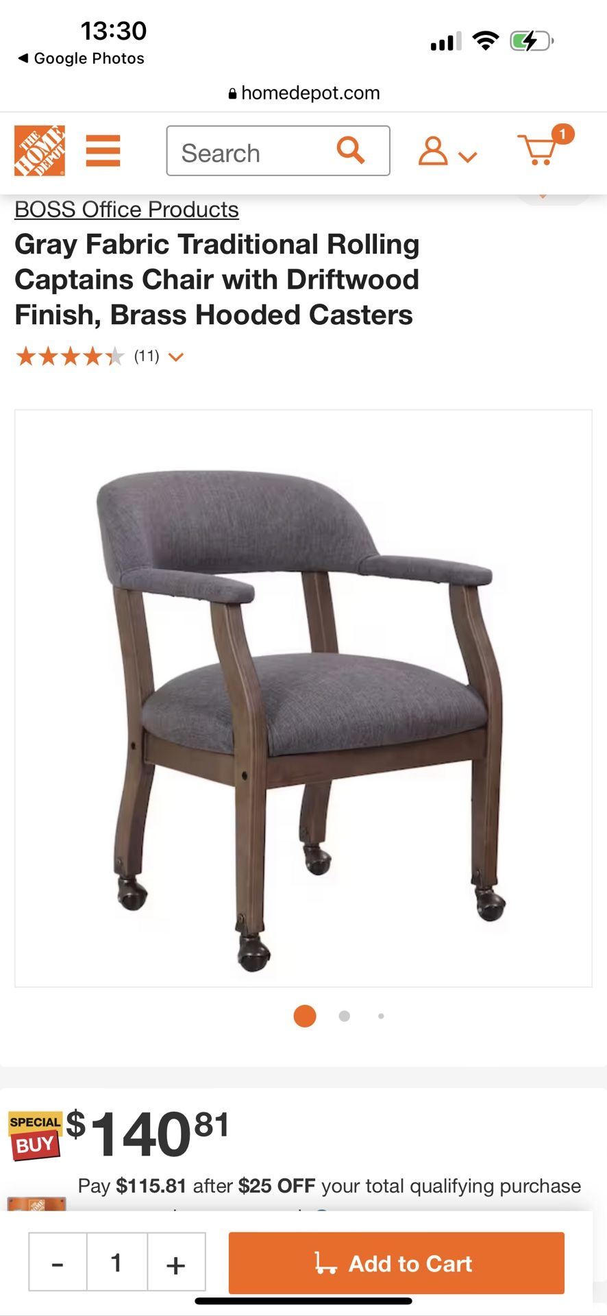 Dinning Chairs on casters