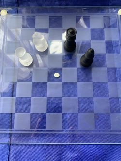 New Glass Chess Set