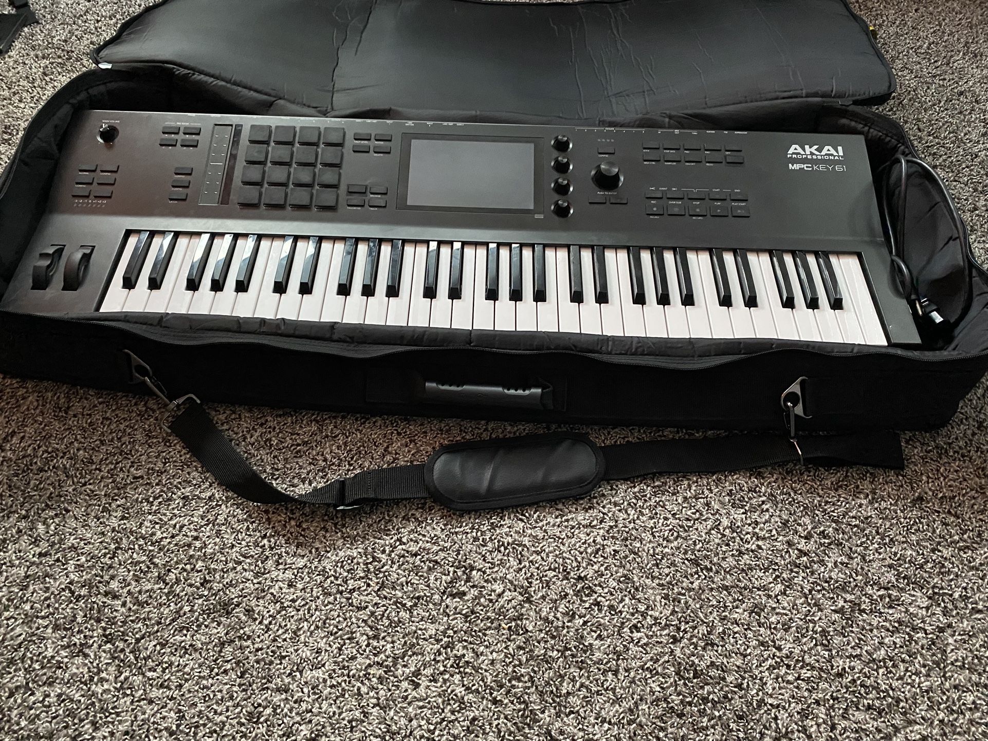 Akai MPC Key 61 Workstation – Upgraded w/ Case & Extras -