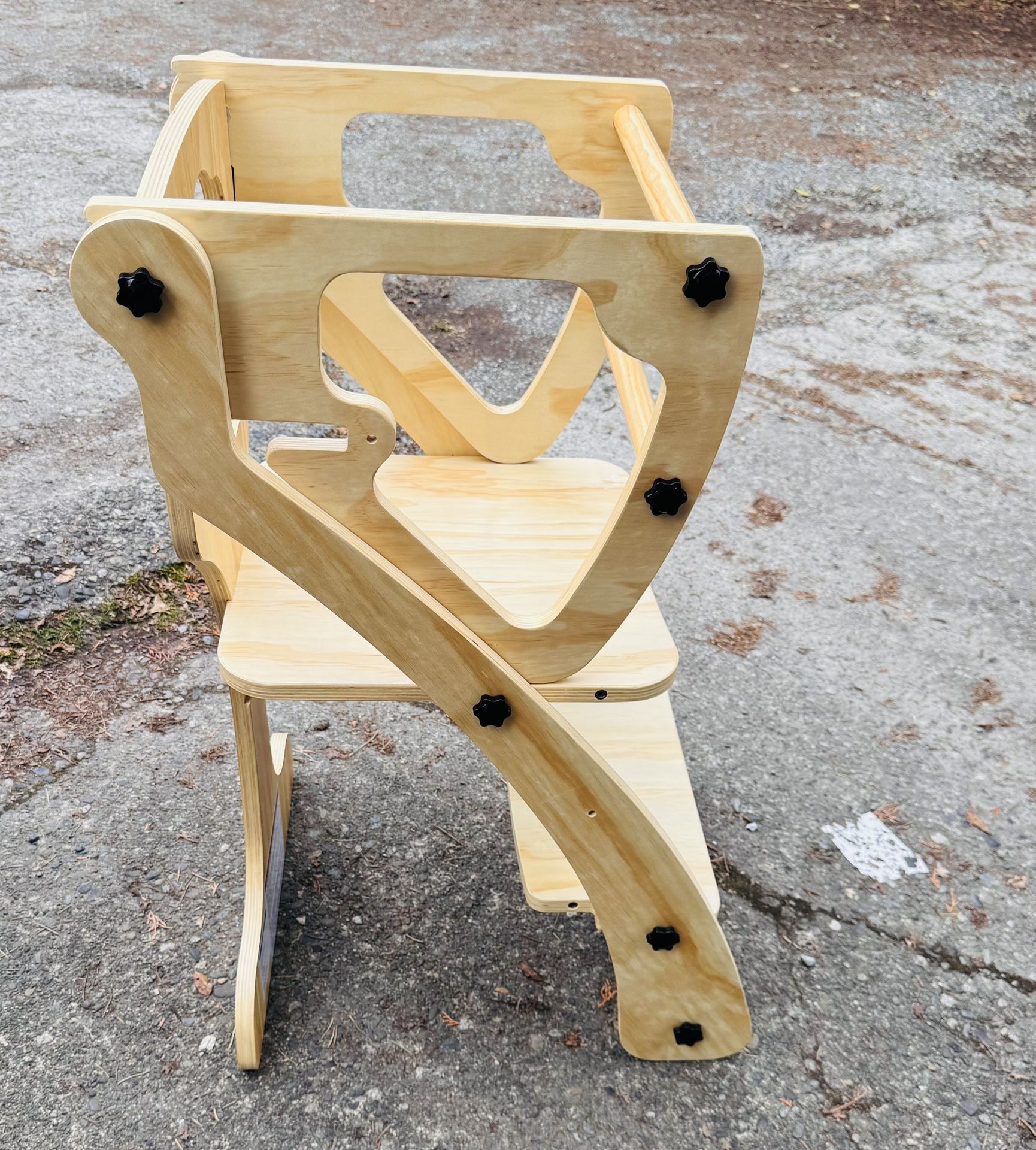 Toddler Wooden Convertible High Chair