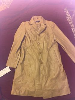 Colebrook women’s tan leather jacket