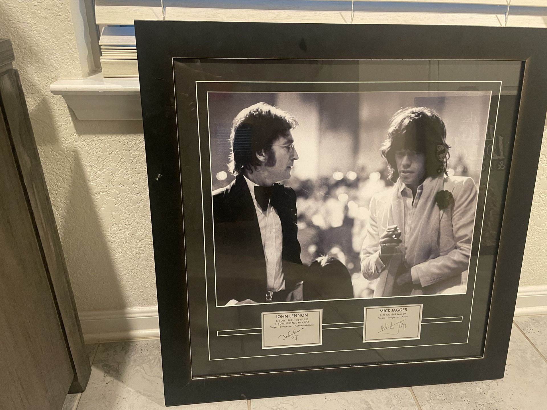 John Lennon And Mick Jagger