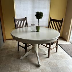 White Dining Table 