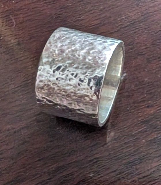 Hand Hammered Sterling Silver Ring