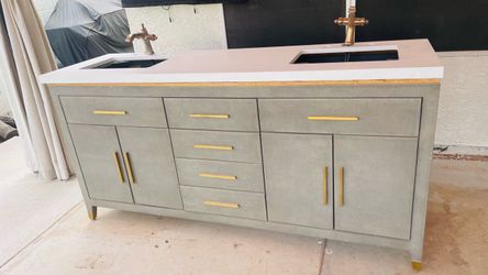 Anthropologie Odetta Double Bathroom Vanity BASE