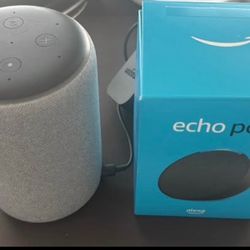 Amazon Echo Bundle – Echo + Echo Pop (Alexa Smart Speakers)