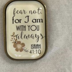 Isaiah 41:10 Bronze Fashion Pendant Necklace 