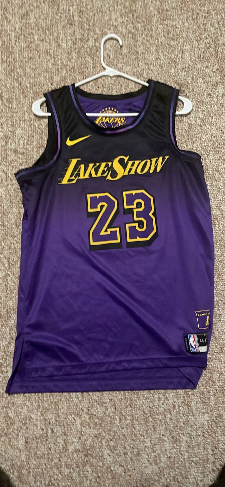 AUTHENTIC LeBron men’s m Nike Jersey Lake Show