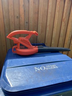 Black n decker leaf blower 7amp