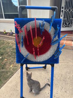 Archery Bristle Target with Stand