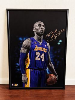 Kobe Bryant Lakers #24 Framed Poster – Large