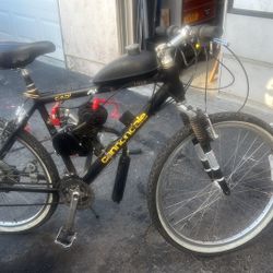 Gas Powered Cannondale Mountain Bike