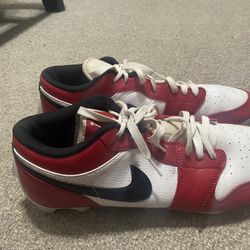 Used Jordan 1 Low TD Cleats Size 13 Men