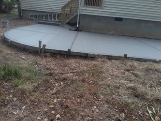 All you concrete needs call me {contact info removed} patios ,driveway. Sidewalks and more thanks