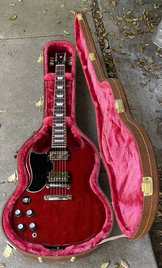 GIBSON USA SG Standard '61 Reissue LEFT HANDED electric guitar as NEW
