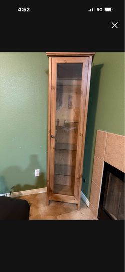 Tall Glass Display Cabinet / Curio Cabinet