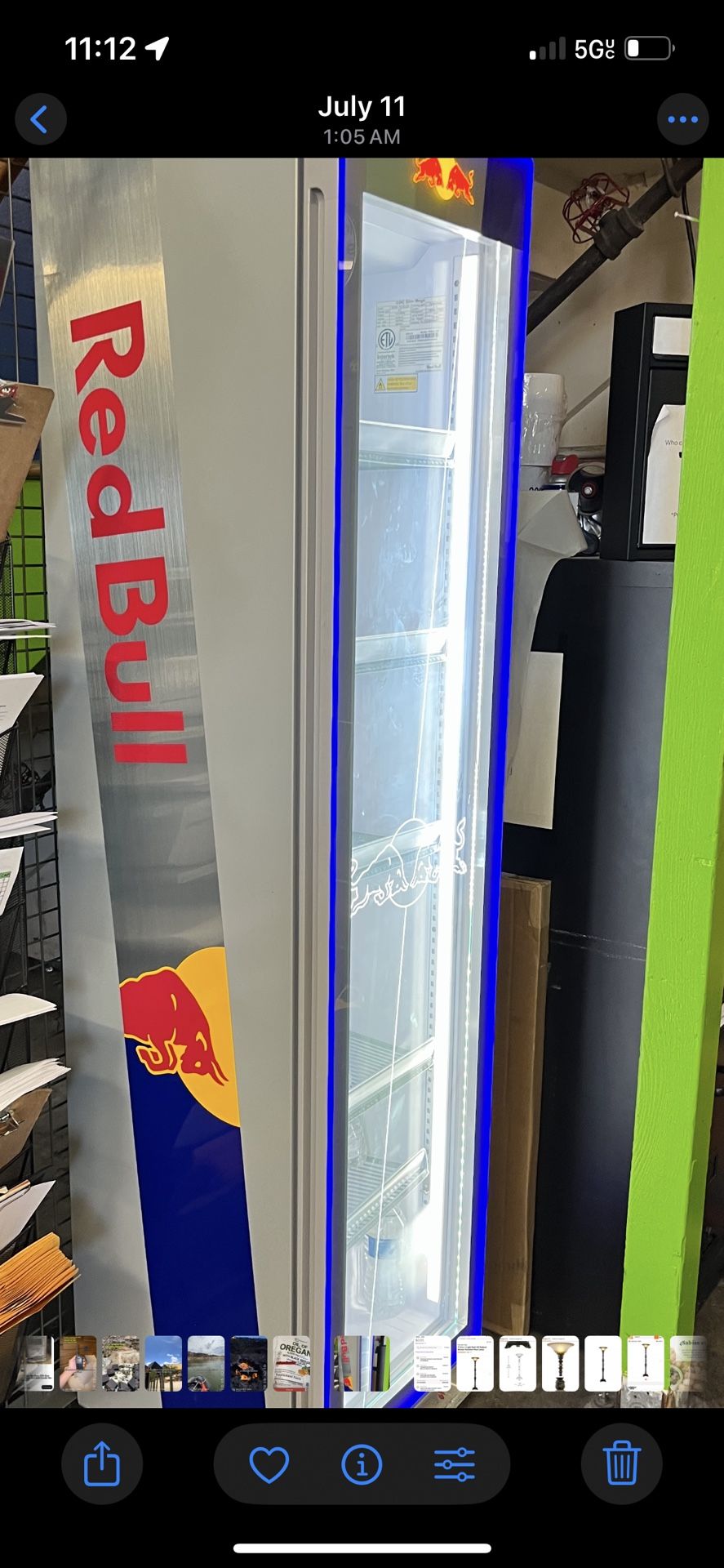 Red Bull Cooler Slim Mega 170