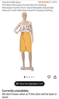 Full Body Mannequin, new and in a box.