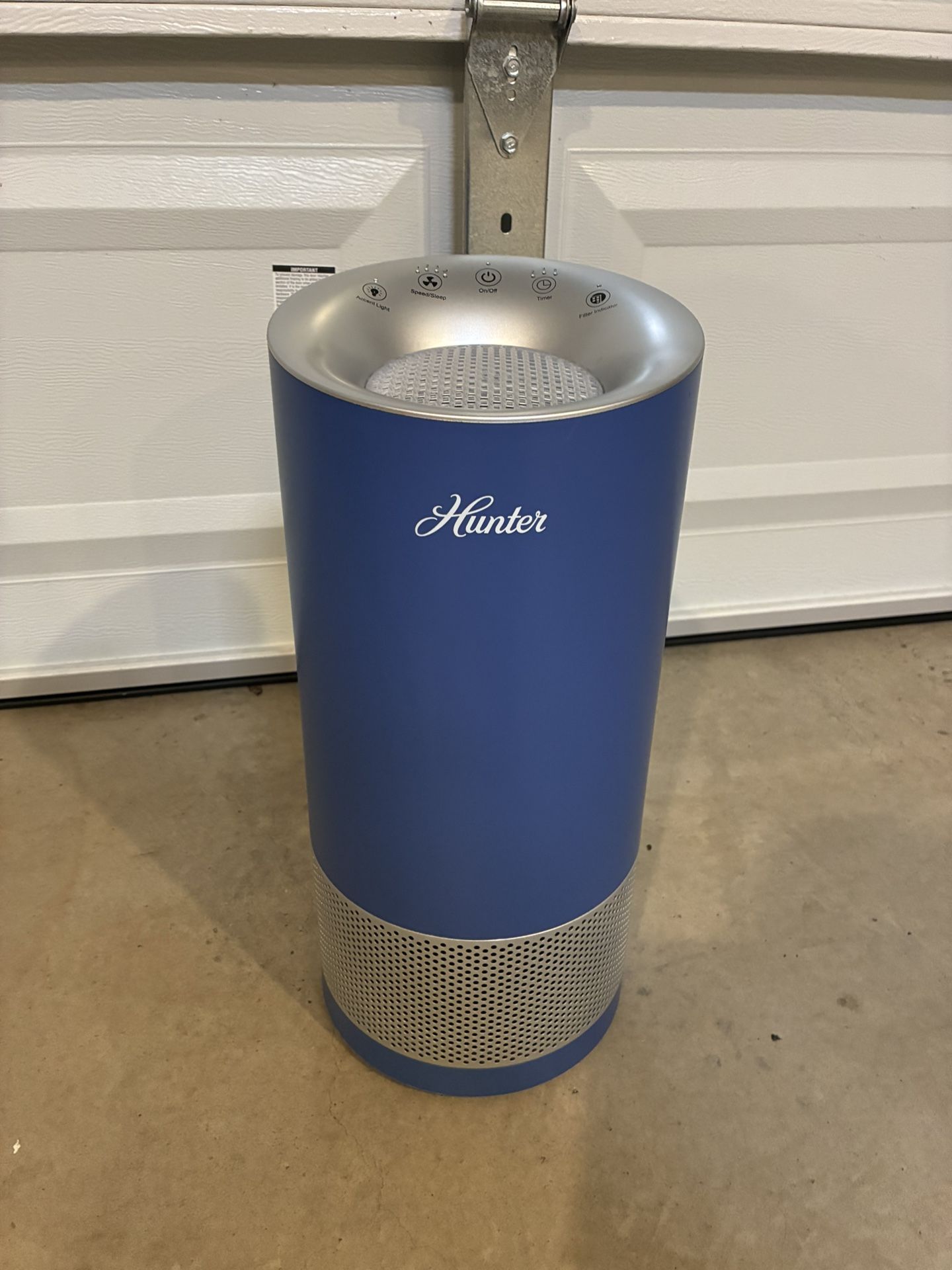 Hunter HP400 BSV True HEPA Round Tower Air Purifier