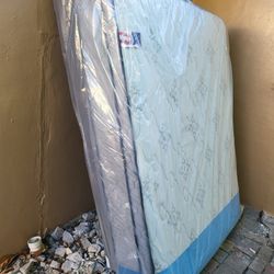 NEW QUEEN PILLOW TOP MATTRESS AND BOX SPRING -- Also Available In All Sizes.