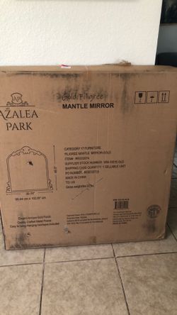 Gold filigree mantle mIRROR