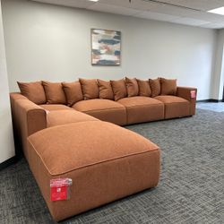 NEW- Terracotta Modular Sectional 