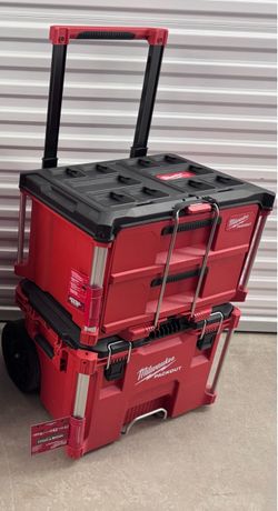 🚀 [BRAND NEW] Milwaukee PACKOUT Rolling Tool Box & 2-Drawer Combo 🛠️