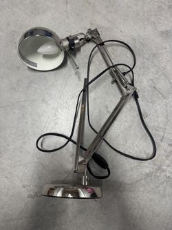 IKEA Forsa Desk Lamp Chrome Silver Adjustable Light A0501 Articulated Anglepoise