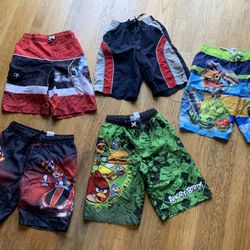 Lot 5 Boys Swim Trunks Bathing Suit