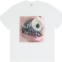 Supreme braces tee