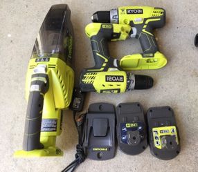 RYOBI Drill Ryobi Hammer Drill Ryobi Vacuum Ryobi