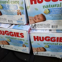 Huggies wipes / $11 each