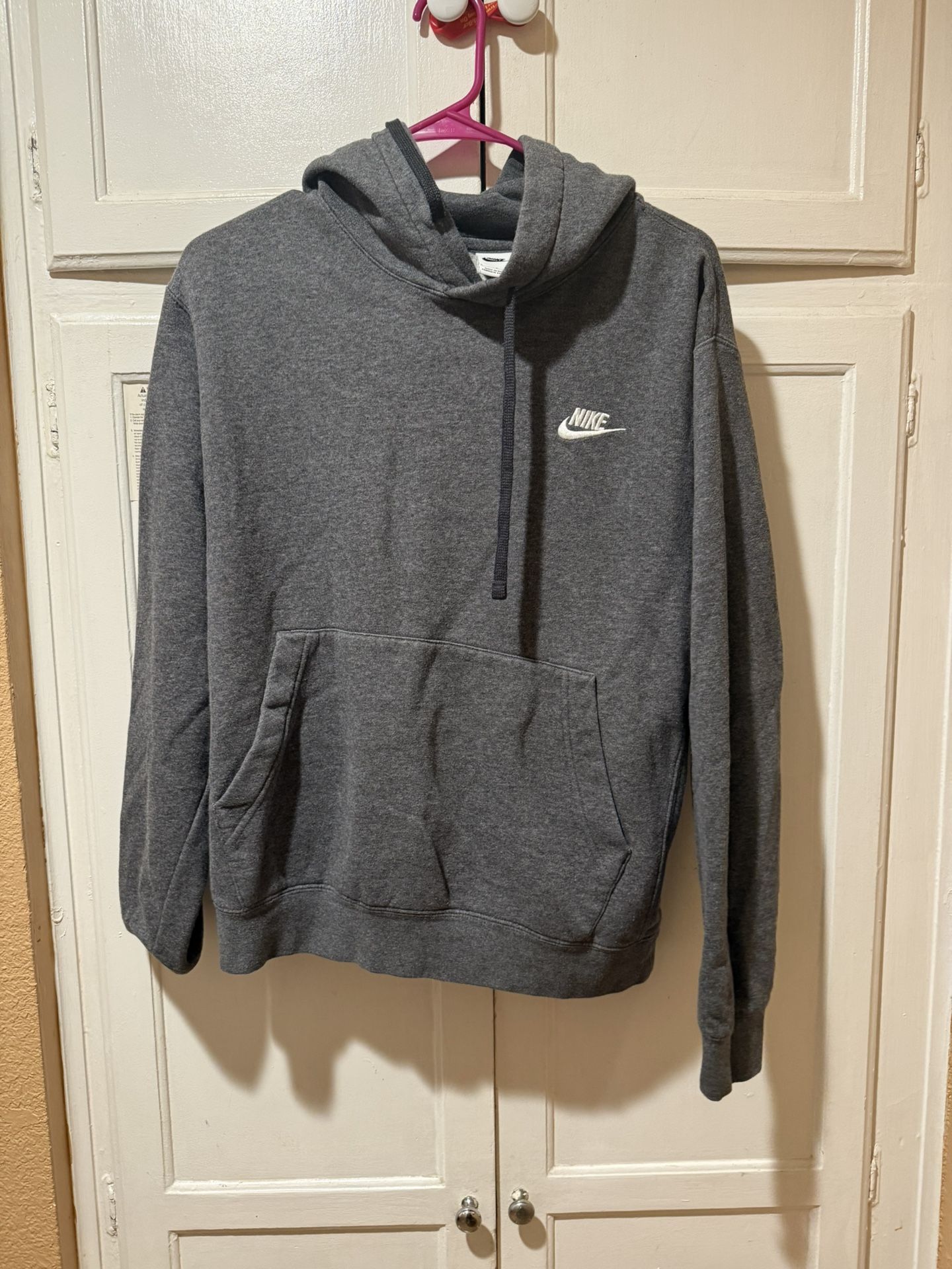 Nike Men’s Fleece Hoodie Grey Small